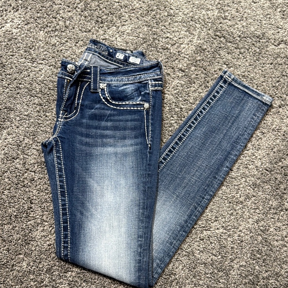 Miss Me Signature Skinny Blue Women's Jeans